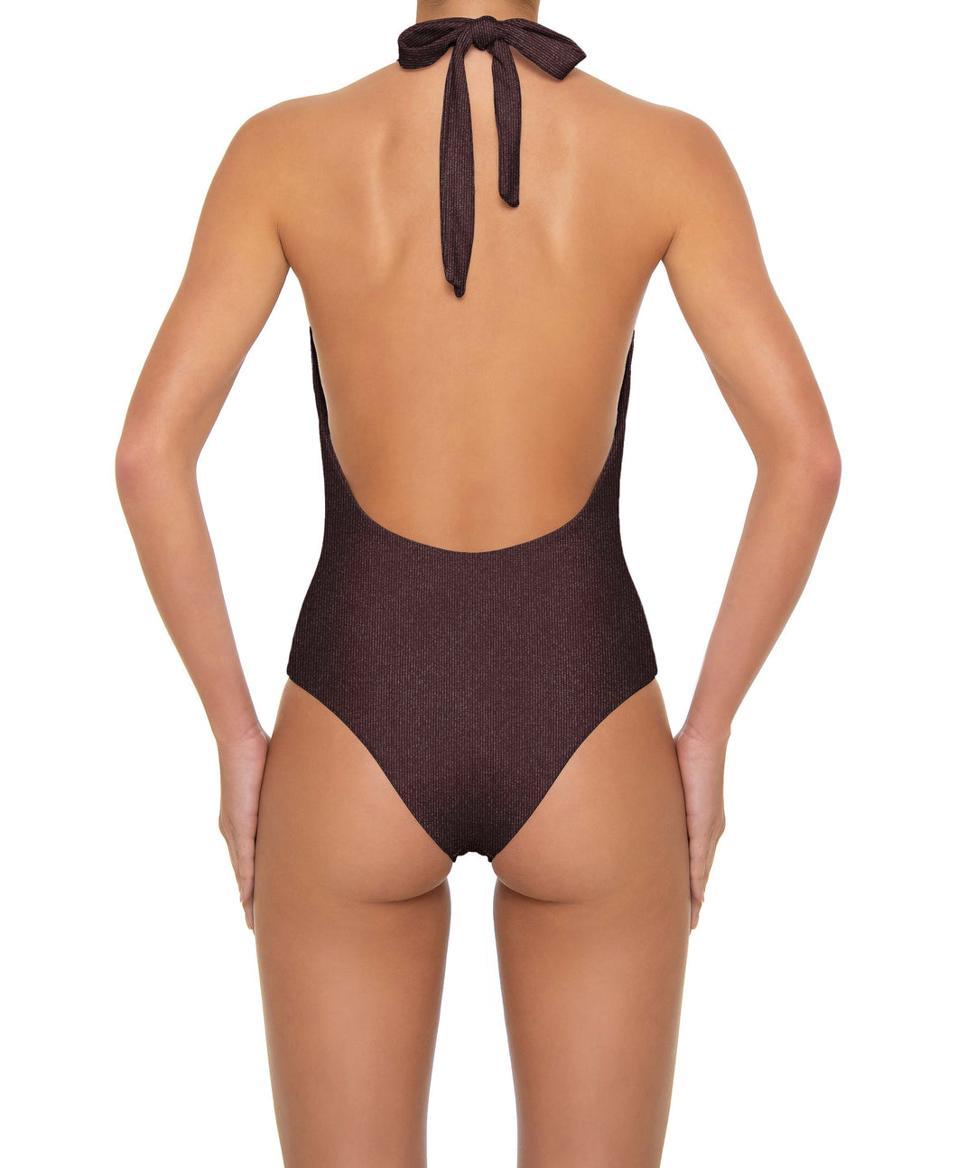 BSWS-S89 Deep Plunge Ring Halter One Piece
