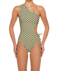 BSWS-S94 Ruched Side One Piece