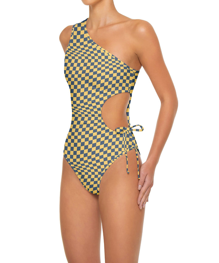 BSWS-S94 Ruched Side One Piece