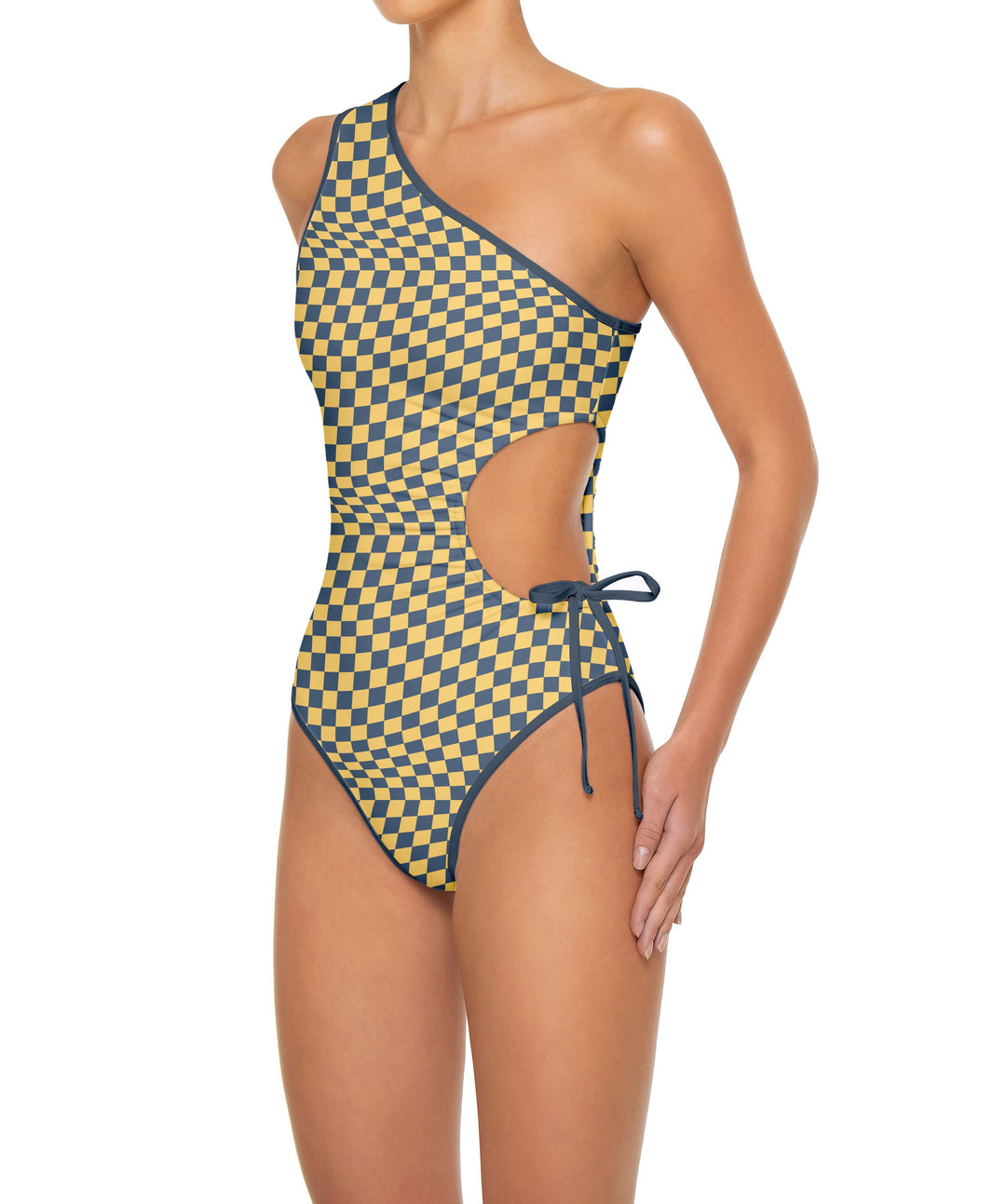 BSWS-S94 Ruched Side One Piece