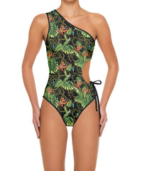BSWS-S94 Ruched Side One Piece