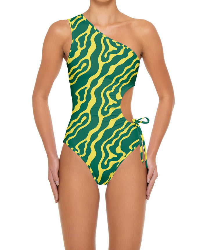 BSWS-S94 Ruched Side One Piece