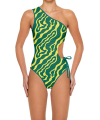 BSWS-S94 Ruched Side One Piece