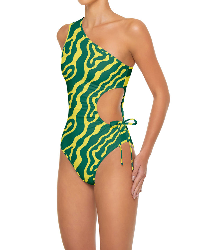 BSWS-S94 Ruched Side One Piece