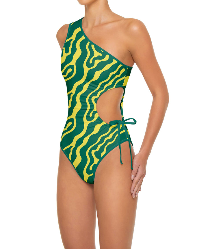 BSWS-S94 Ruched Side One Piece