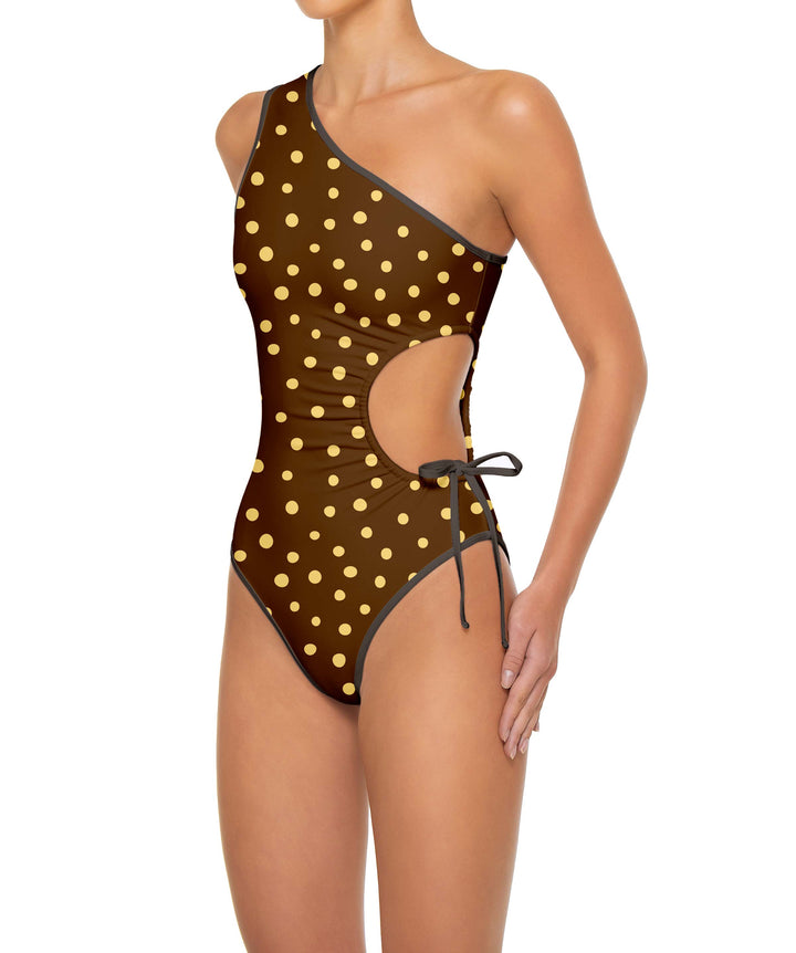 BSWS-S94 Ruched Side One Piece