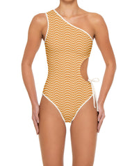 BSWS-S94 Ruched Side One Piece