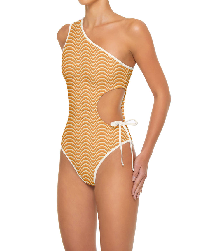 BSWS-S94 Ruched Side One Piece