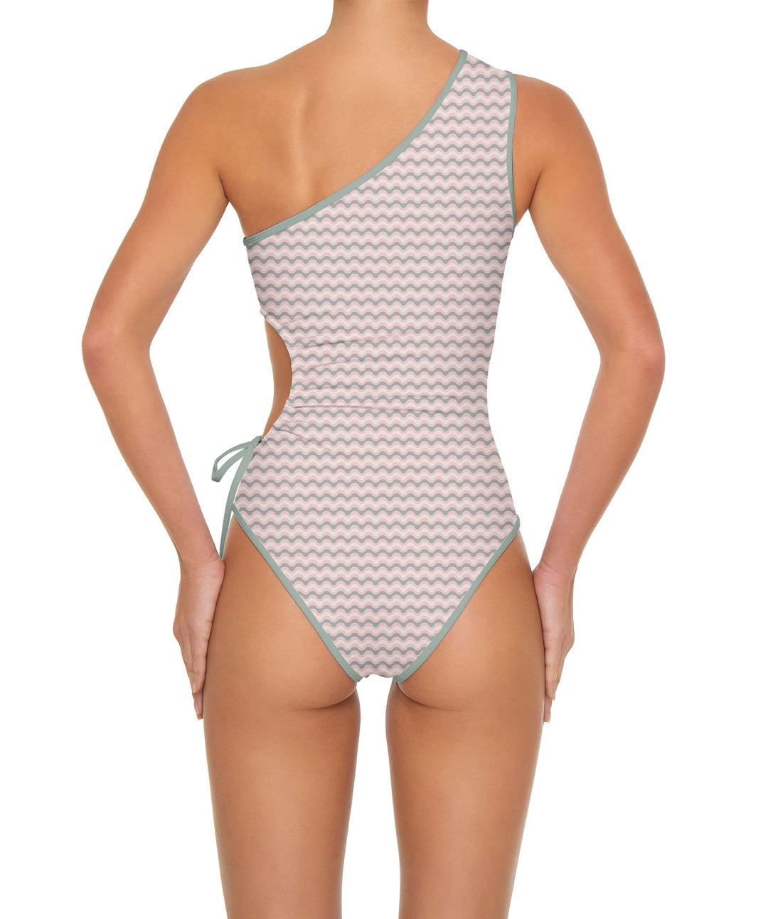 BSWS-S94 Ruched Side One Piece