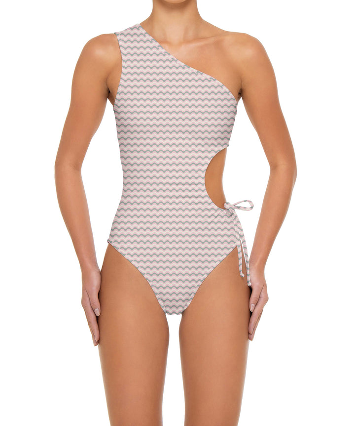 BSWS-S94 Ruched Side One Piece