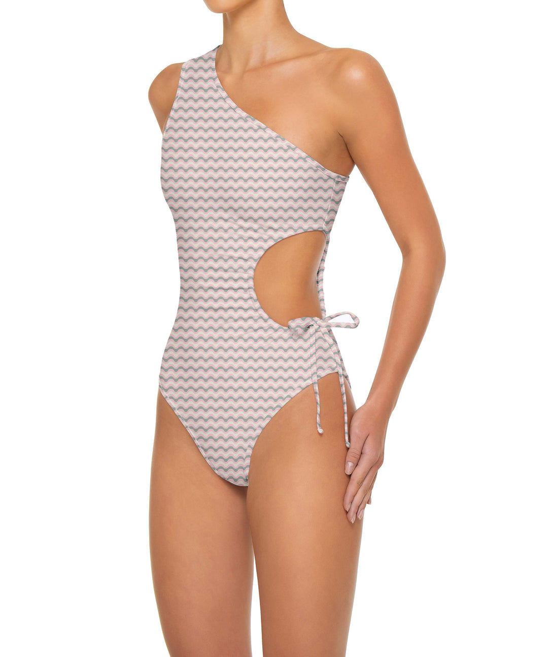 BSWS-S94 Ruched Side One Piece