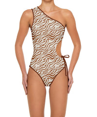 BSWS-S94 Ruched Side One Piece