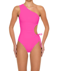 BSWS-S94 Ruched Side One Piece