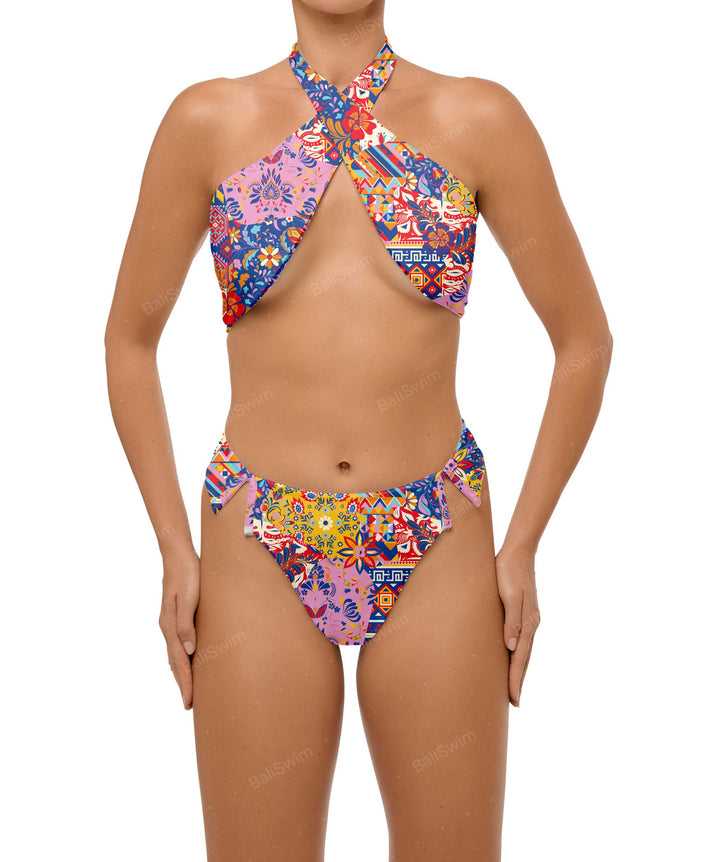 BSWS-T100 Criss cross O-ring Bikini Top
