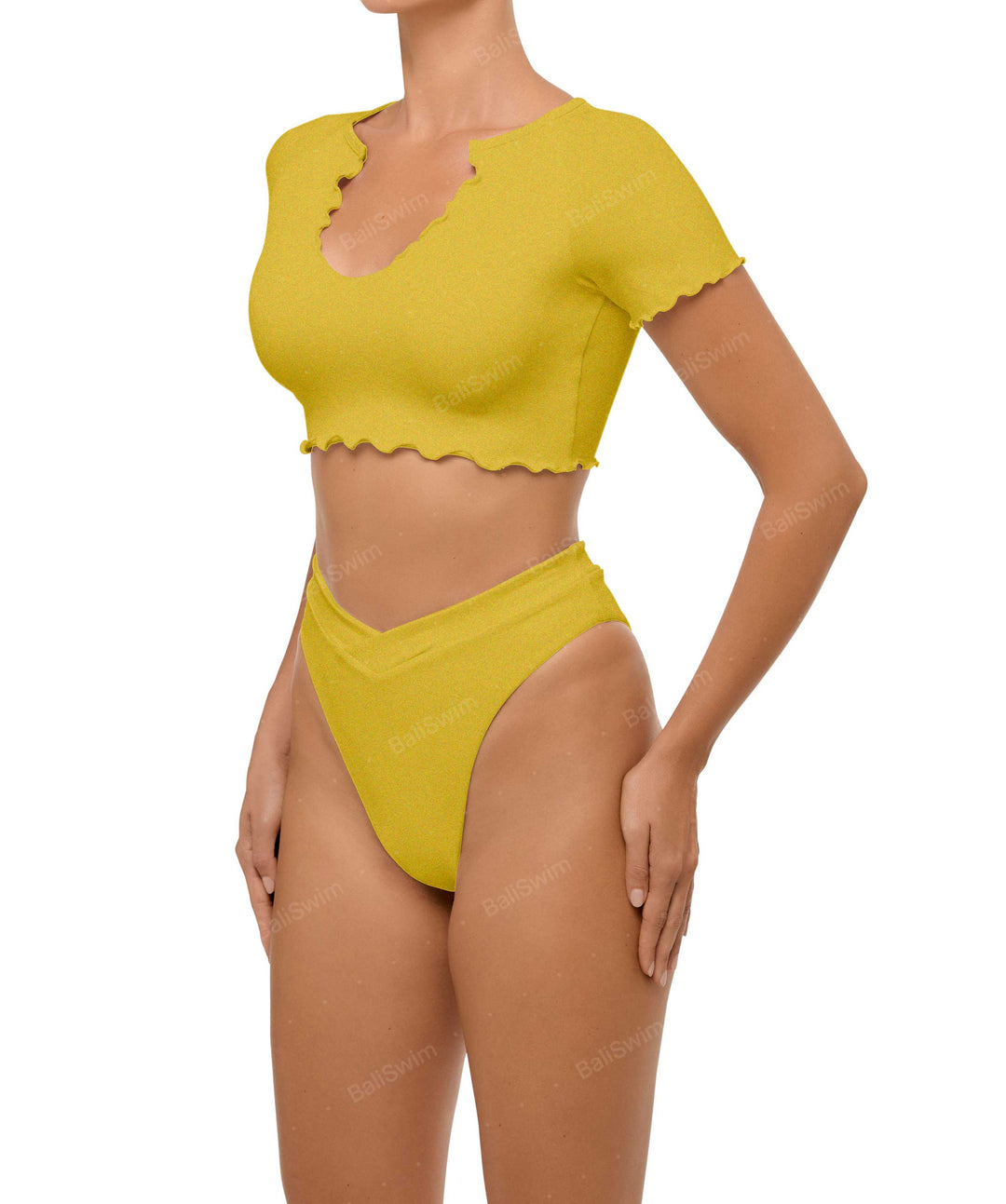 BSWS-B101 V-Front Cross-Over Bikini Bottom