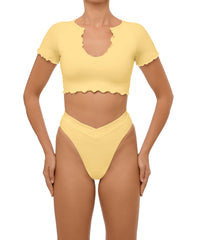 BSWS-B101 V-Front Cross-Over Bikini Bottom