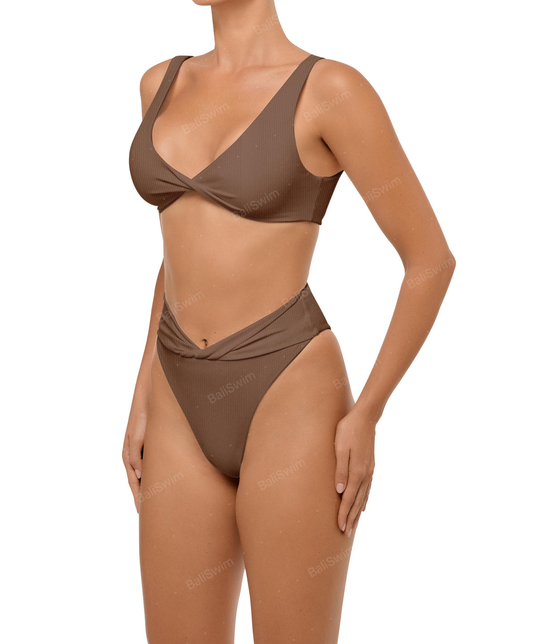 BSWS-B102 Twisted V-waist Bikini Bottom