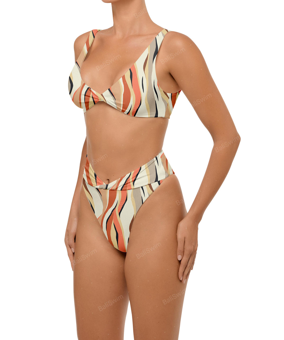 BSWS-B102 Twisted V-waist Bikini Bottom