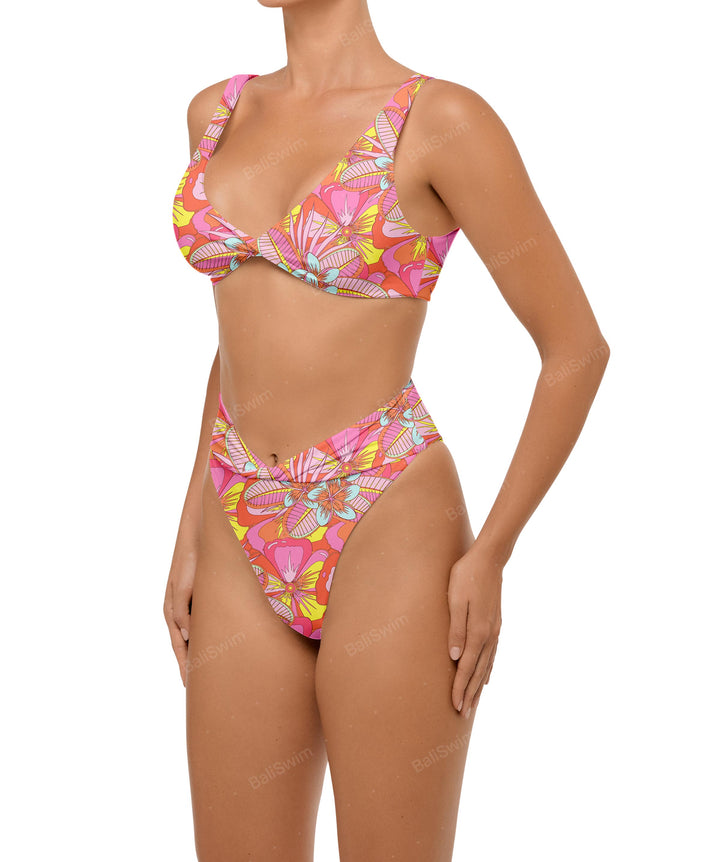 BSWS-B102 Twisted V-waist Bikini Bottom
