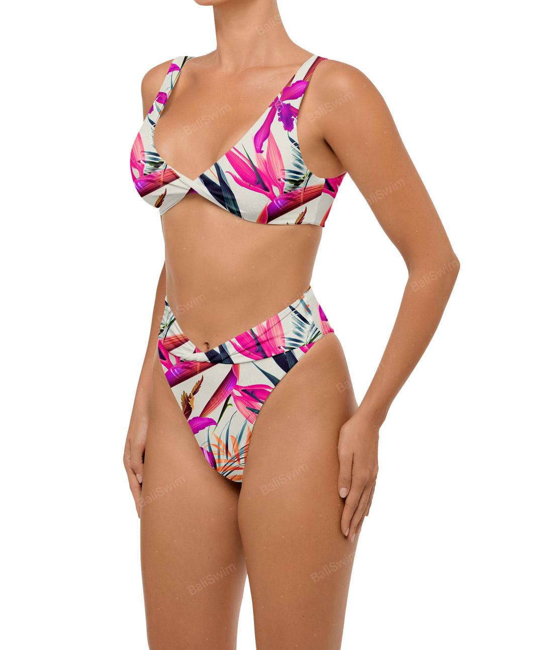 BSWS-B102 Twisted V-waist Bikini Bottom