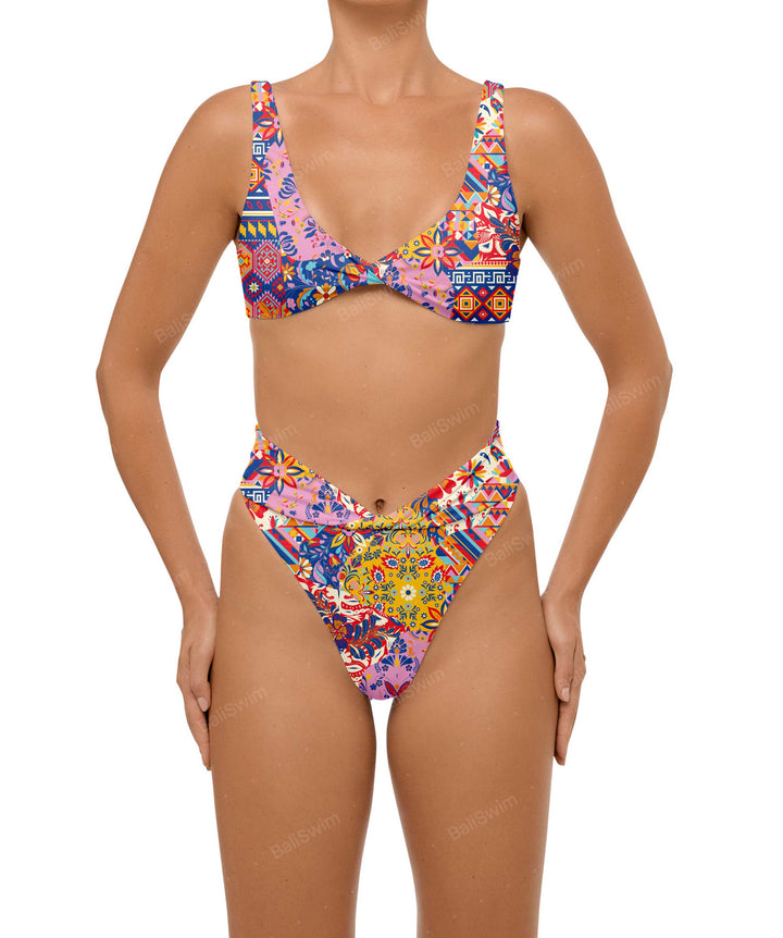 BSWS-B102 Twisted V-waist Bikini Bottom