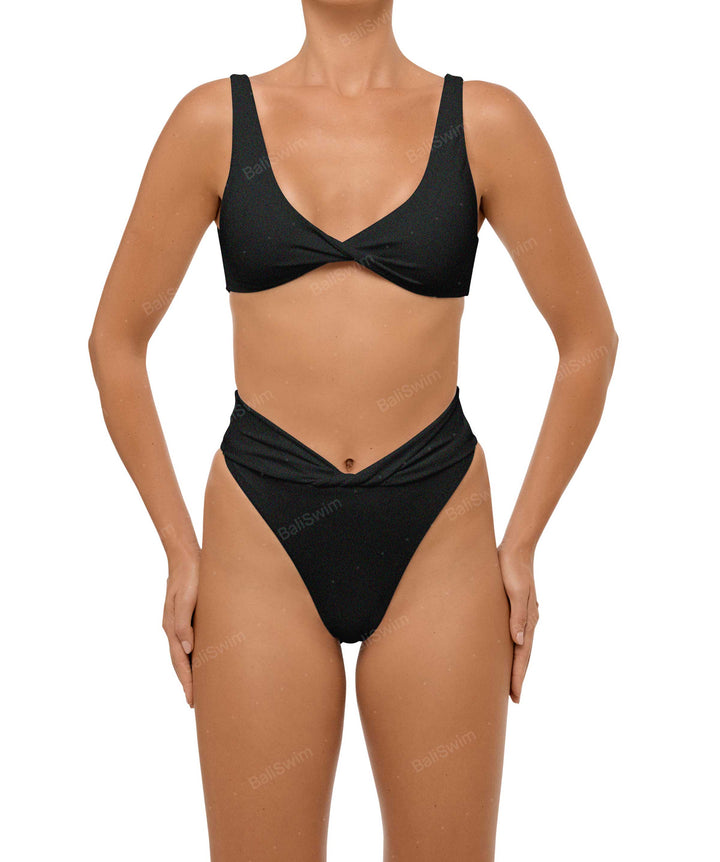 BSWS-B102 Twisted V-waist Bikini Bottom