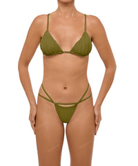 BSWS-B104 Crossover Strap Hip Bikini Bottom