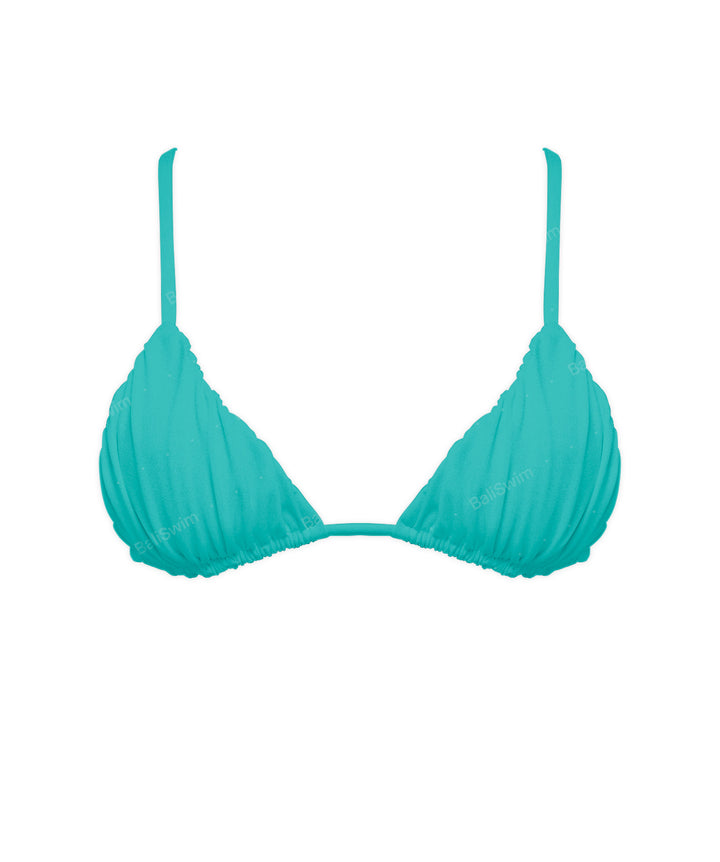 BSWS-T104 Pleated Triangle Bikini Top