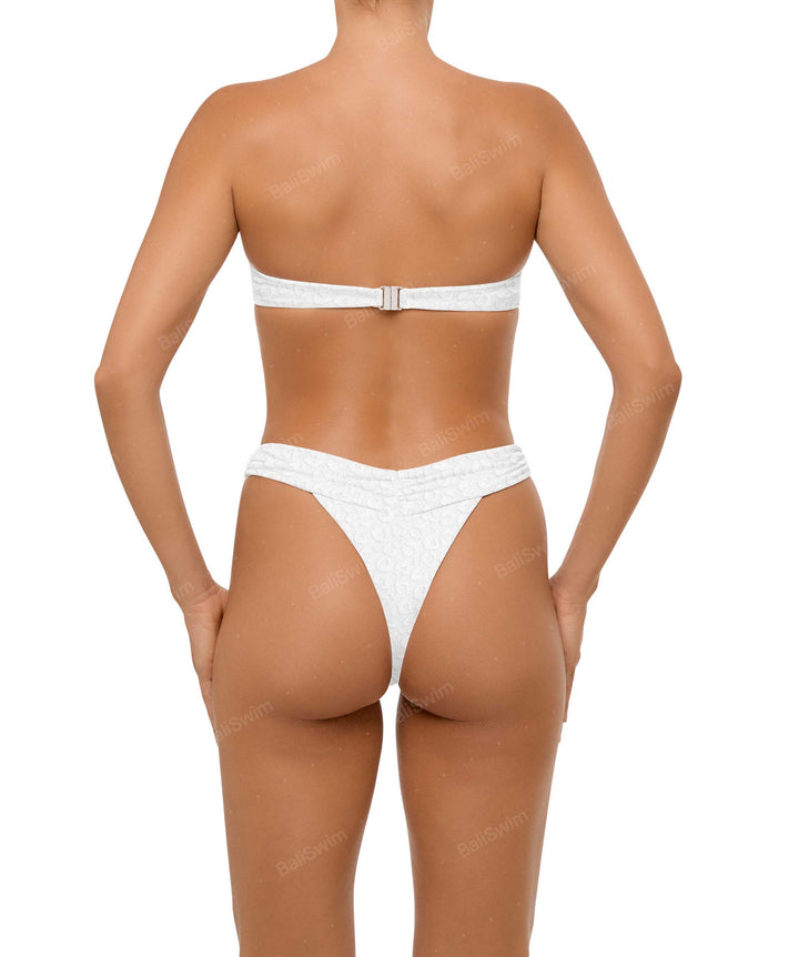 BSWS-T105 Gathered Underwired Bandeau Top