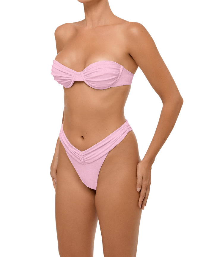 BSWS-B105 Ruched V-waist Bikini Bottom