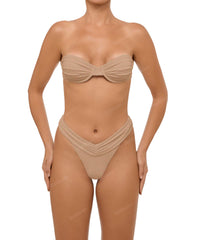 BSWS-B105 Ruched V-waist Bikini Bottom