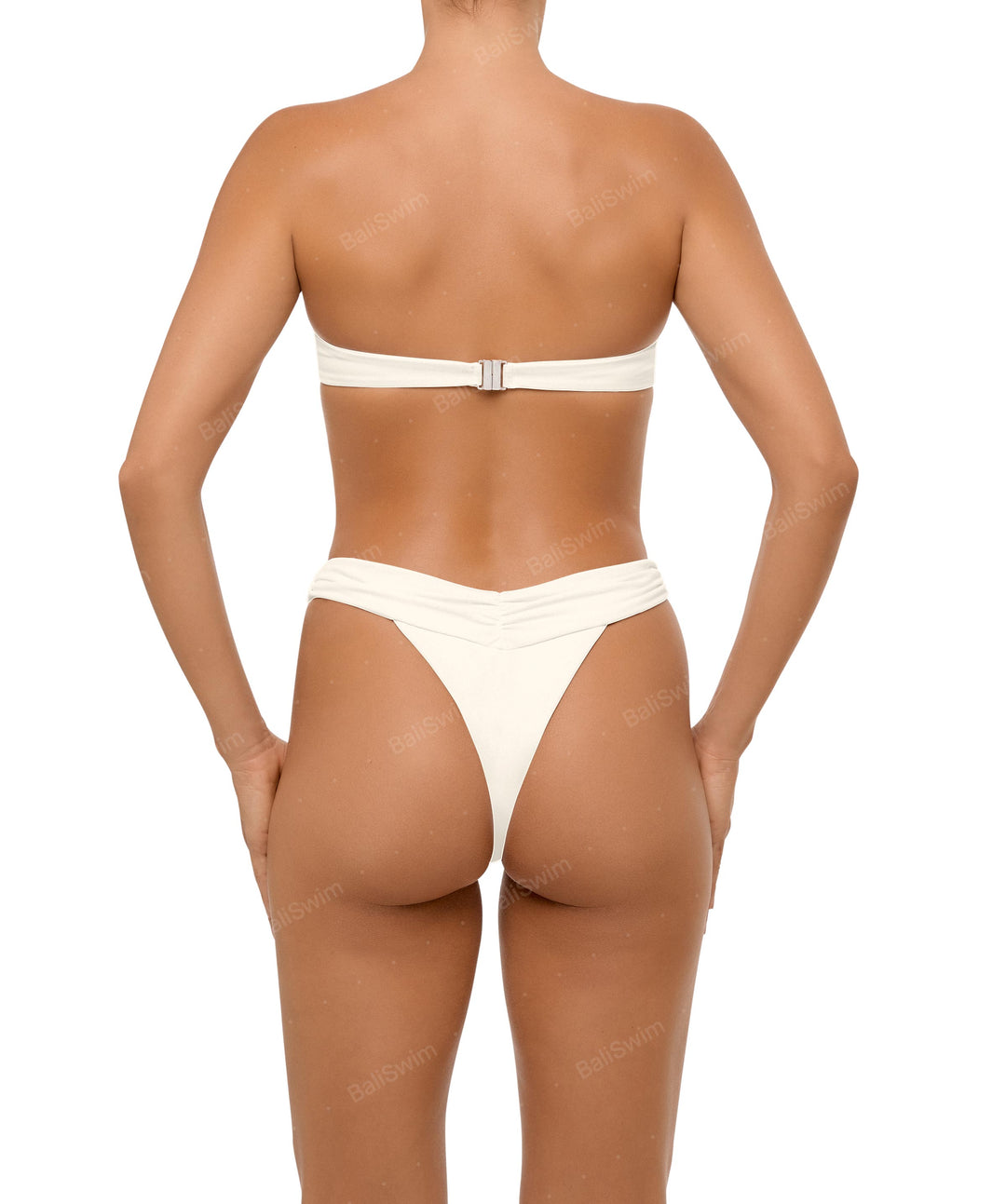 BSWS-T105 Gathered Underwired Bandeau Top