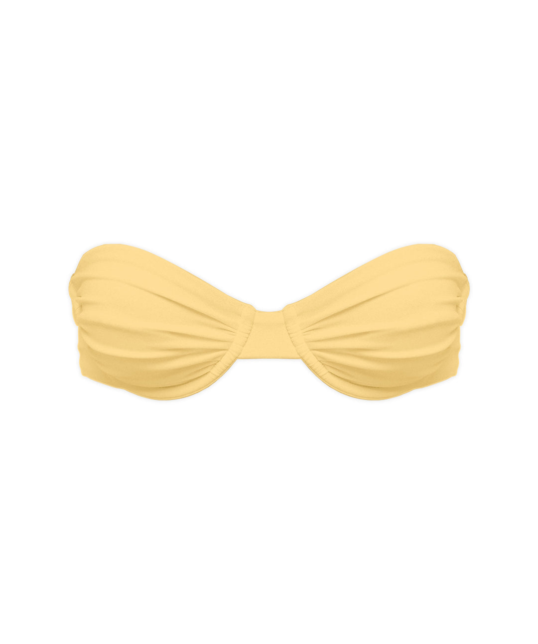 BSWS-T105 Side Shirred Strapless Underwire Top