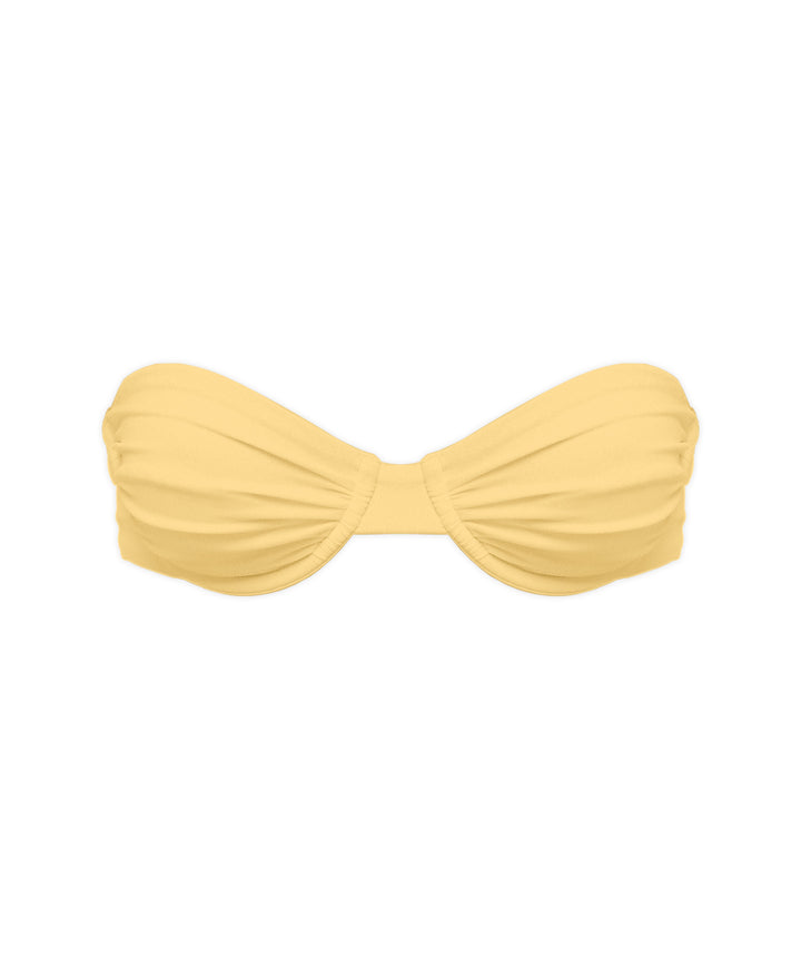 BSWS-T105 Side Shirred Strapless Underwire Top