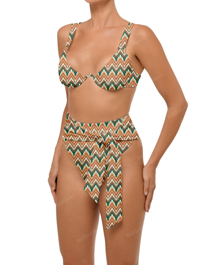 BSWS-T106 Underwired Wide Straps Bikini Top