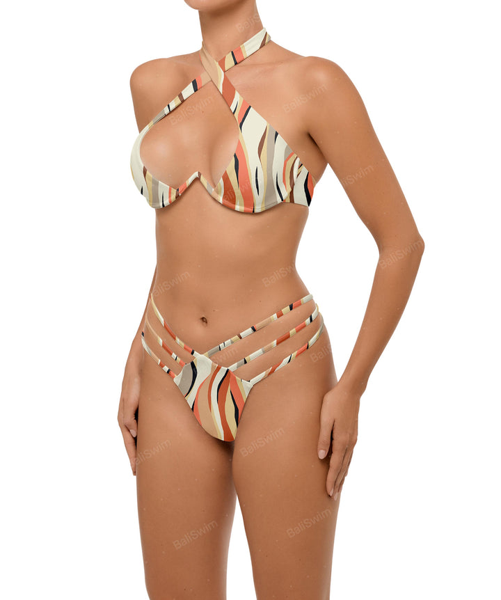 BSWS-B107 Triple Straps Bikini Bottom