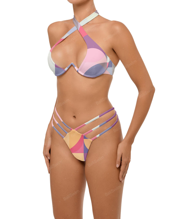 BSWS-B107 Triple Straps Bikini Bottom