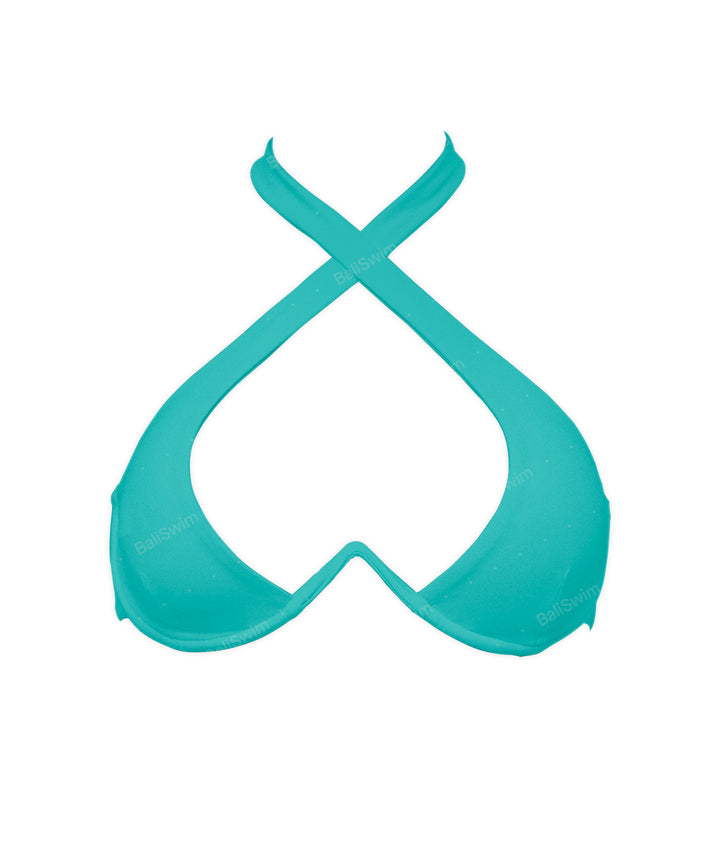 BSWS-T107 Underwired Criss cross Bikini Top