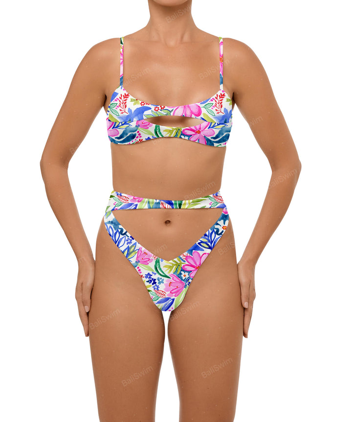 BSWS-T108 Tank top Cutout Bikini Top