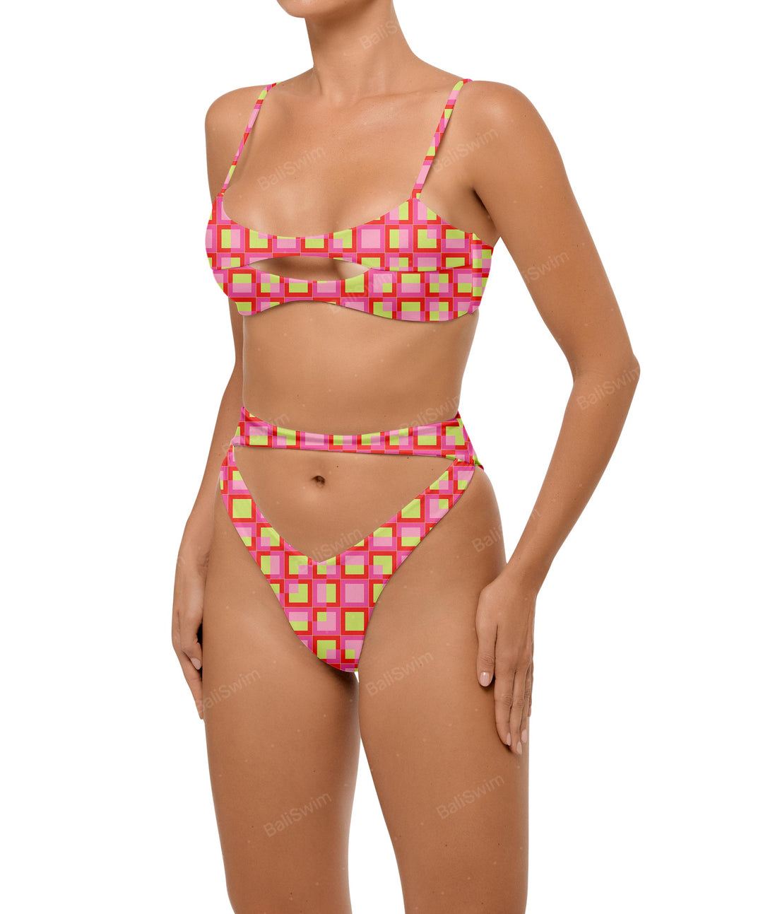 BSWS-B108 Hip Cutout Bikini Bottom