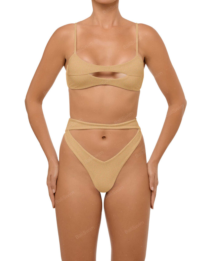 BSWS-T108 Tank top Cutout Bikini Top