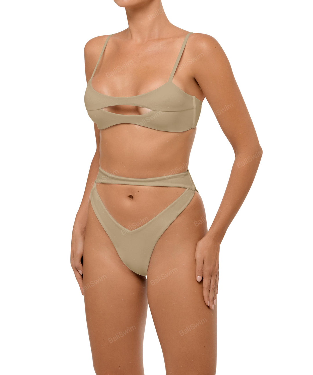 BSWS-B108 Hip Cutout Bikini Bottom