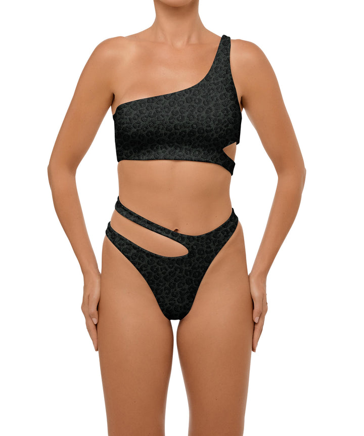 BSWS-B110 Asymmetrical Cutout Bikini Bottom