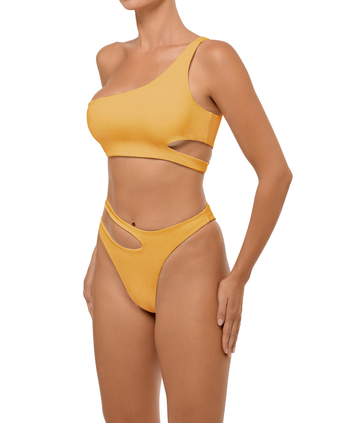BSWS-B110 Asymmetrical Cutout Bikini Bottom
