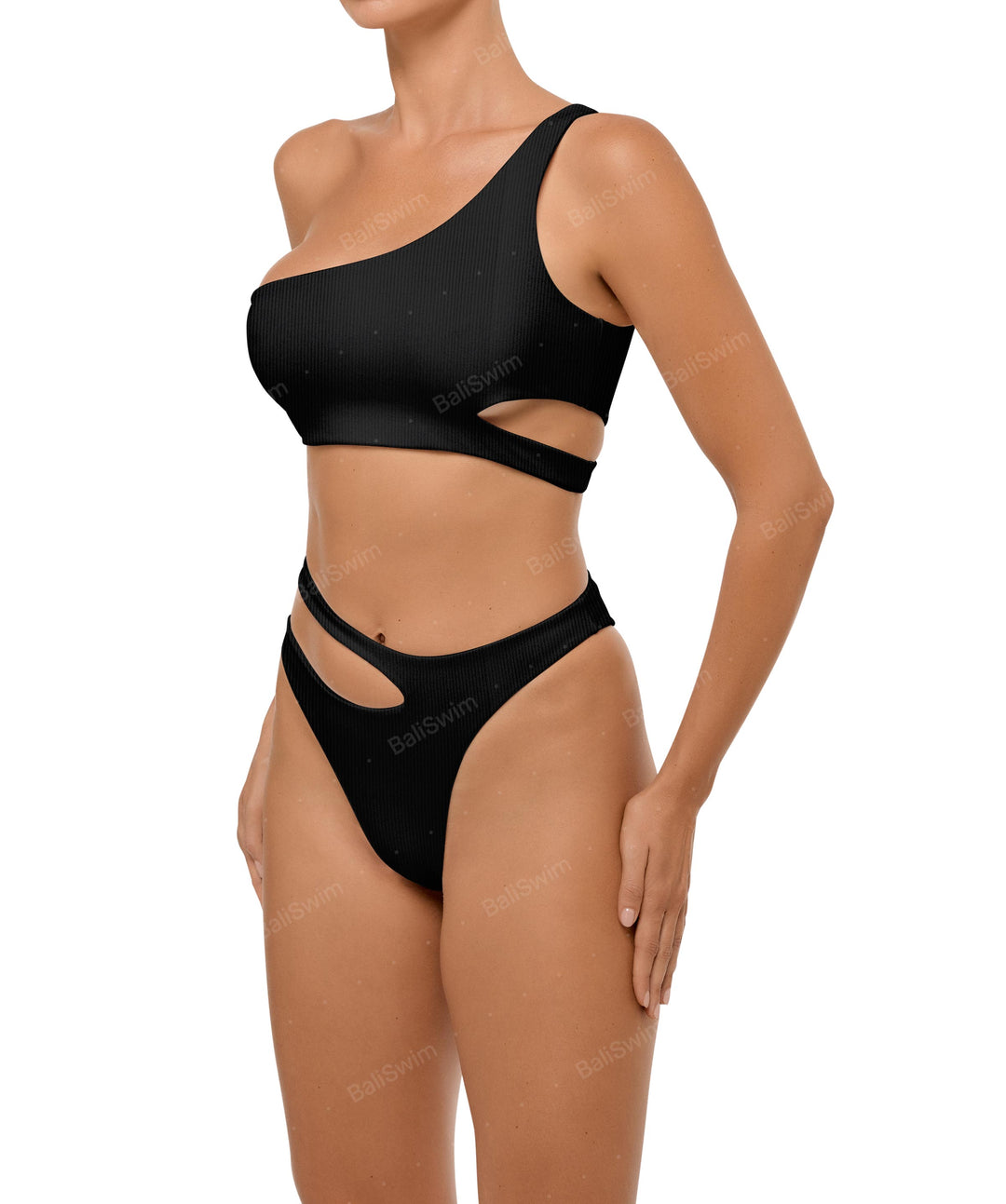 BSWS-T110 Asymmetric Cutout Bikini Top