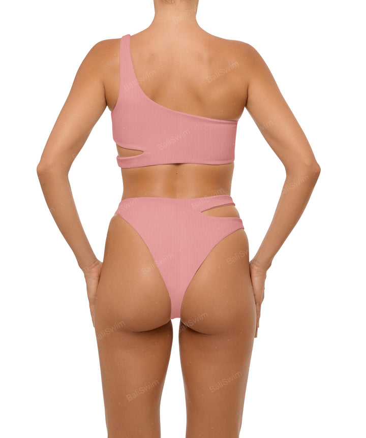 BSWS-B110 Asymmetrical Cutout Bikini Bottom