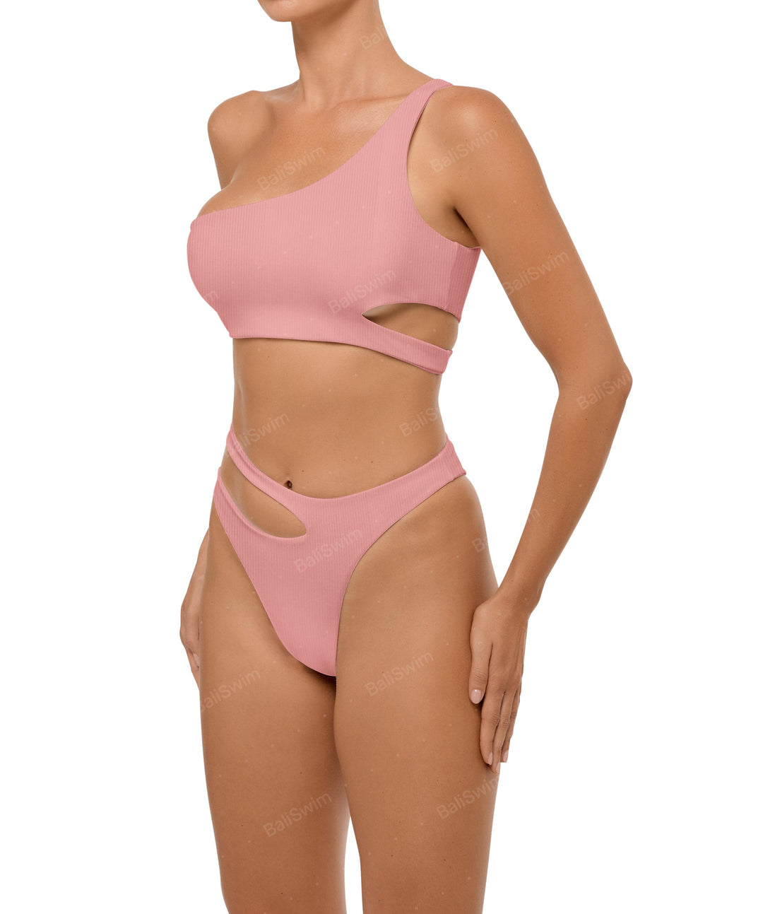 BSWS-T110 Asymmetric Cutout Bikini Top