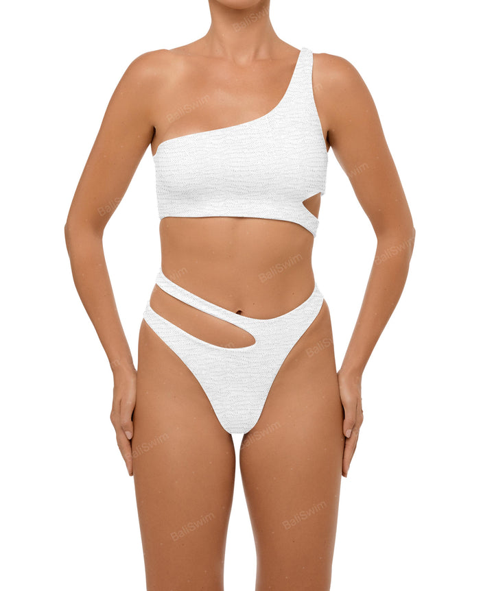 BSWS-B110 Asymmetrical Cutout Bikini Bottom