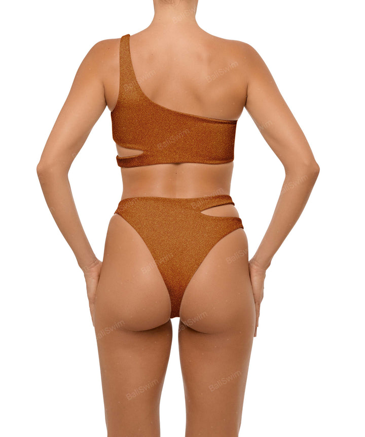 BSWS-B110 Asymmetrical Cutout Bikini Bottom