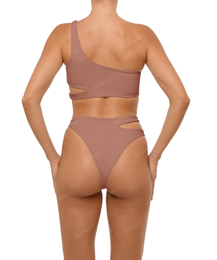 BSWS-B110 Asymmetrical Cutout Bikini Bottom